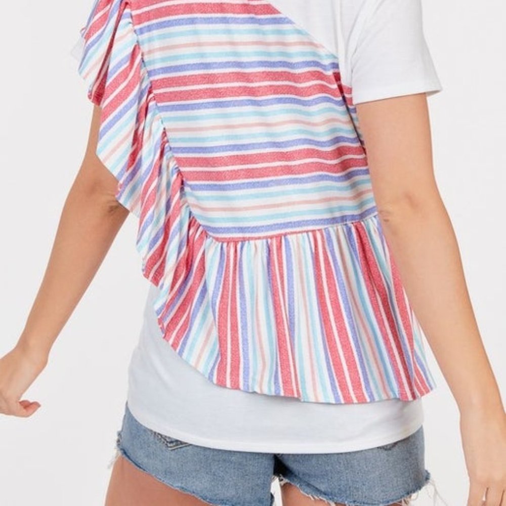 Multi Color Layered Look Top - Picture 5 of 5